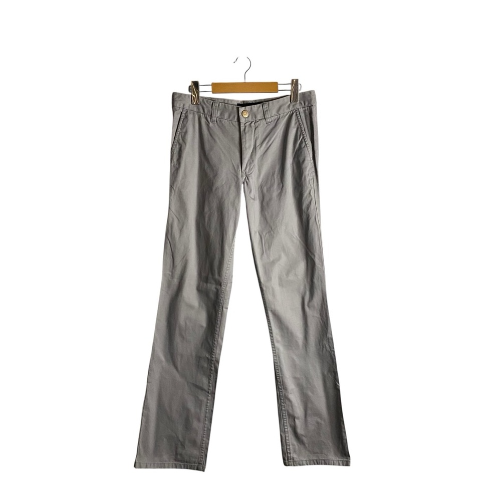 Tailor Vintage Men's Light Gray Straight Fit Chinos